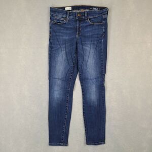 Gap 1969 Women's Legging Jeans Size 27 S (28x26) Dark‎ Blue Wash Skinny